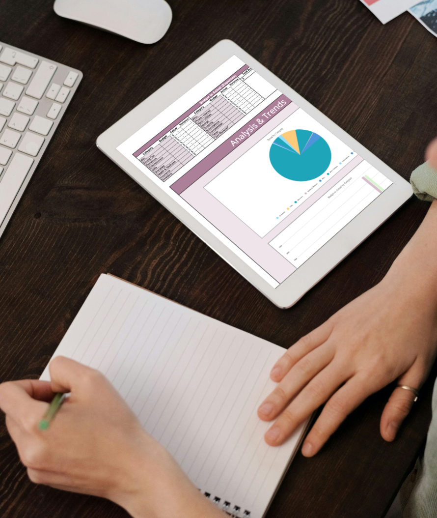 Budget Template Digital Download